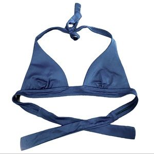 J.Crew Navy Halter Bikini Top XXS